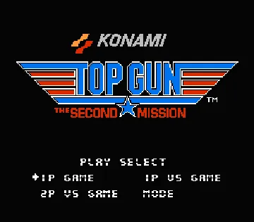 Top Gun - The Second Mission (Europe) screen shot title